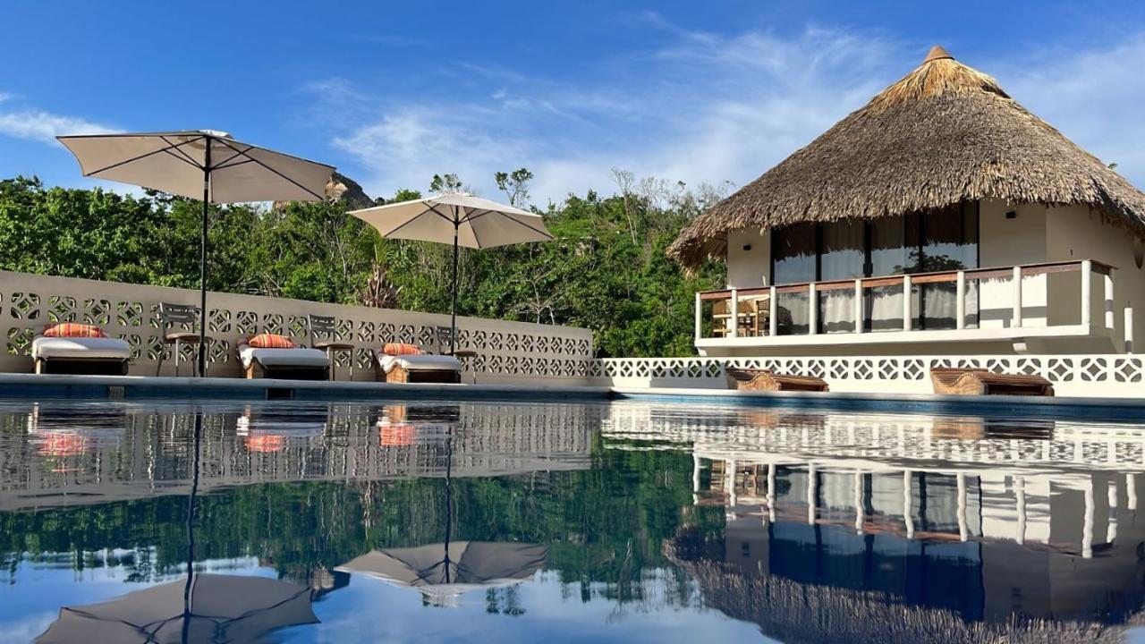 Cabanas Sicaru Mazunte Bagian luar foto